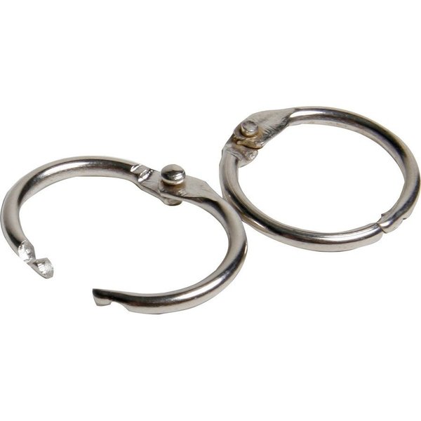 Cli Rings, Multipurpose, 1/2" Diameter, 100/BX, Aluminum PK LEOR09